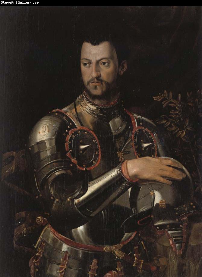 ALLORI Alessandro Cosimo I dressed in a portrait of Qingqi Breastplate